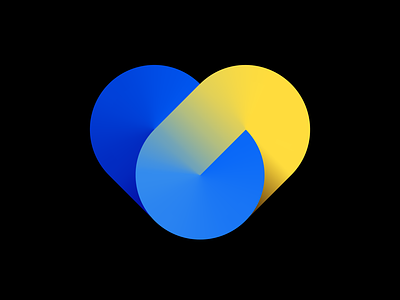 Stand with Ukraine 💙💛 #NOWAR heart logo nowar ukraine
