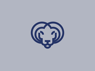 Ram animal brand icon line art lines logo mark minimal minimalistic ram ram logo