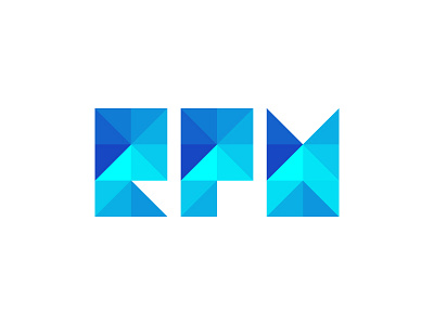 RPM monogram agency brand design digital logo mark marketing monogram rpm web