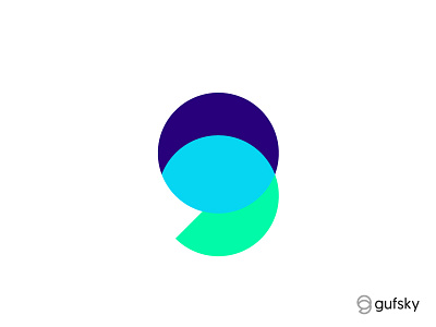 Abstract  "g"  logo for a technology learning platform