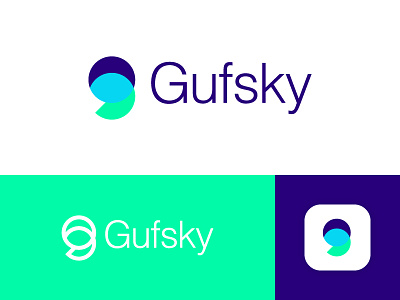Gufsky- technology learning platform communication cooperation dynamic education energetic g learning logo modern scientific social technology
