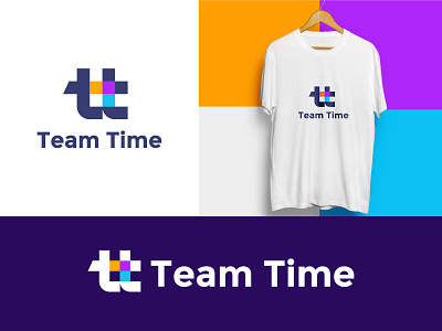 Team Time logo | Training consulting company connection consulting colorful growth arrow collaboration hashtag modern t shirt identity branding leader leadership mark logo brand team building training team social human tt letter icon