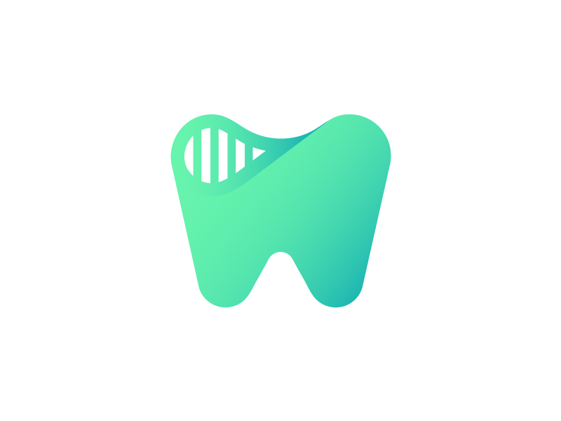 Teeth+DNA | Diagnostic Dental LAB logo (wip) by Vadim Carazan on Dribbble