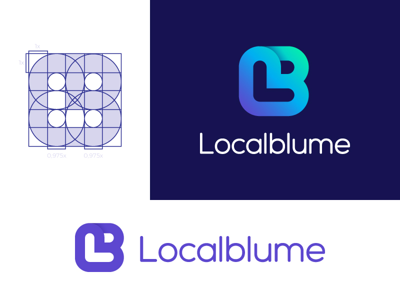 LB + BLOOMING  Unused proposal for LocalBlume by Vadim Carazan on Dribbble