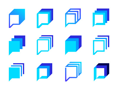 Logo concept variations for Botmatic arrow marketing digital automation smart app b box bubble bot robot tasks chat bot social chatbot monogram letter future futuristic task icon brand branding message conversation platform negative space task auto automatic