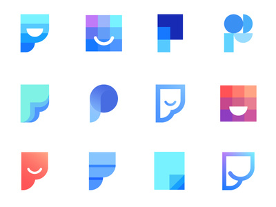 Logo concepts explorations for Pagemate | Web hosting company