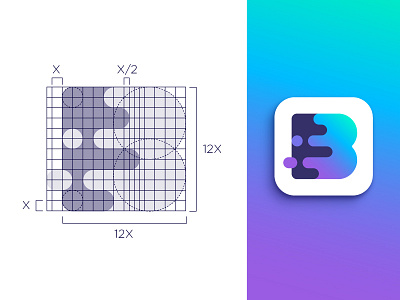 Grid Friday 2 | Logo for video and photo editing app