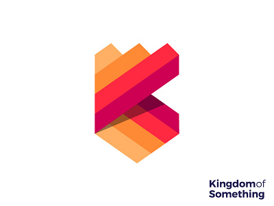 Kingdom logo concept crown k shield growth secure medieval illustration kk badge king studio design mark brand icon monogram creative art production creative animation ribbon crest lines security royal royalty