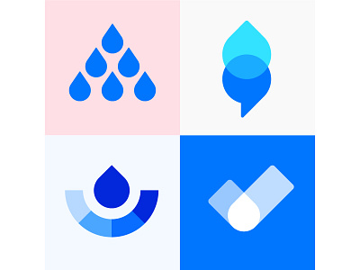 Logo concepts for hydration app