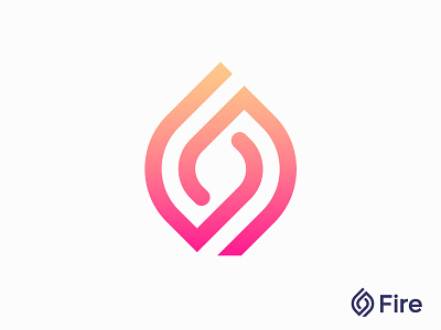 Fire logo concept for dating app ( for sale )
