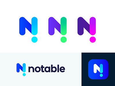 Notable unused logo concept | ( for sale ) brand branding identity app carazan exclamation dot geometry communication text newsletter icon brand brands vadim n logo icon mark news platform monogram letter social for sale dot trend gradient