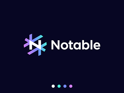 Notable  logo design | News platform