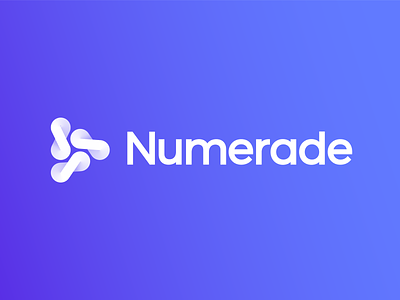 Numerade logo design | Video platform for education branding icon app video platform learn learning tutorial student math sign symbol unlimited play number dynamic icon solution skill problem physics