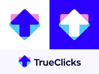 TrueClicks logo design