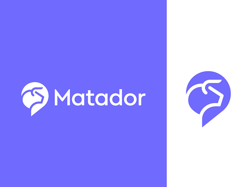 Matador logo concept | Chat platform ( for sale ) by Vadim Carazan for ...