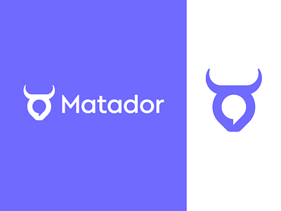 Matador logo design | Chat platform