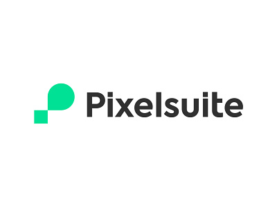 Logo concept for Pixelsuite | Website builder startup abstract letter suite mark brand branding icon branding logo icon p monogram pixel chat text box bubble social human intuitive tool