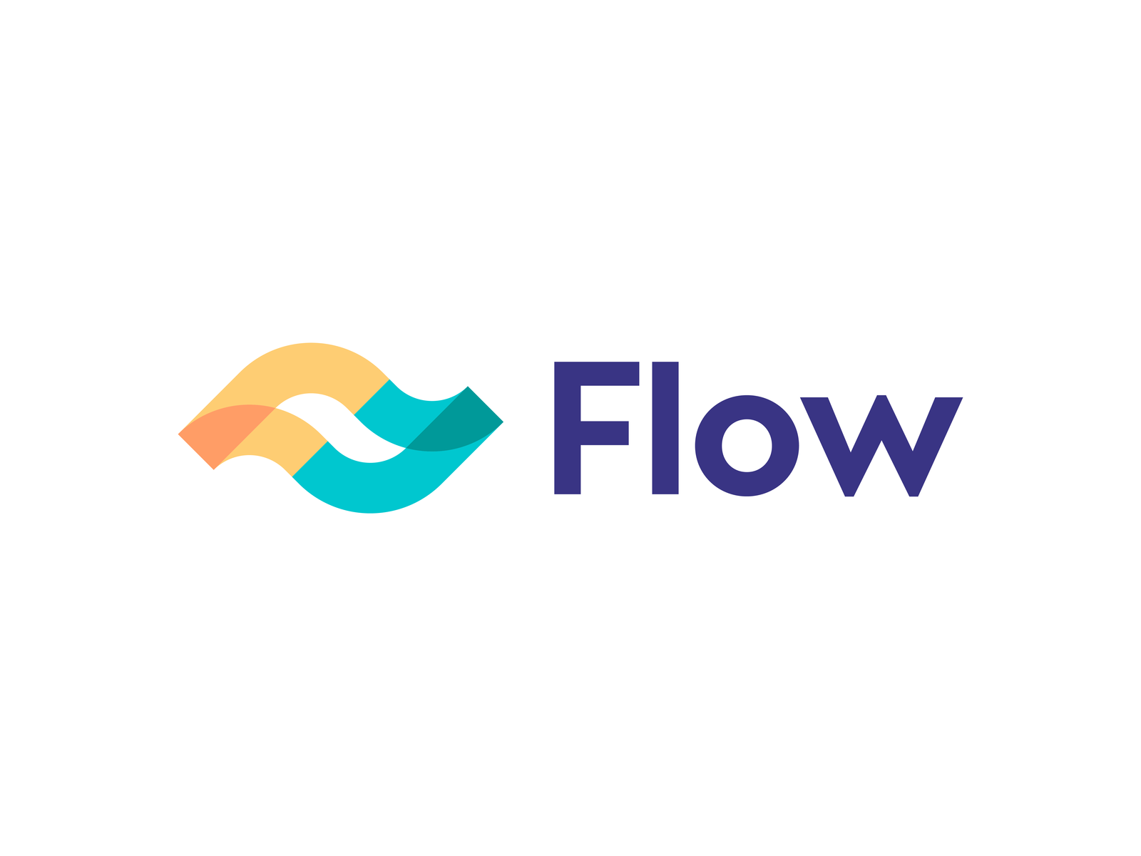 Flow logo concept | Finance company by Vadim Carazan for Wegrow on Dribbble