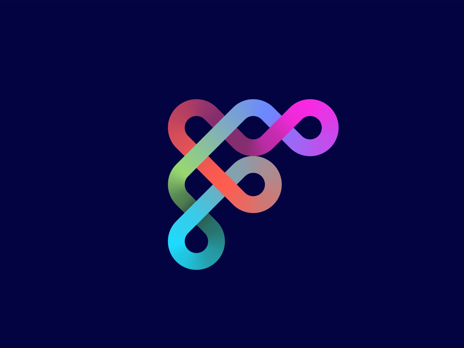 Abstract F monogram ( used by FlowFi ) by Vadim Carazan for Wegrow on ...