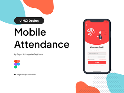 UI/UX - Mobile Attendance app attendance design graphic design login logo mobile register signin ui ux visual design