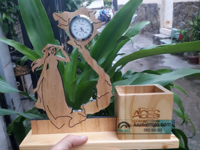 Hộp bút gỗ - lịch gỗ để bàn hộp bút gổ để bàn hộp bút gỗ lịch gỗ quà tặng doanh nghiệp quà tặng tết