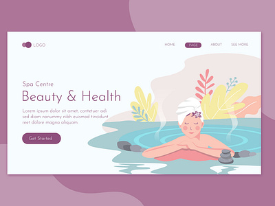 Beauty & Health Landing Page Template