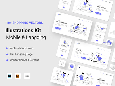 Shopping Illustration Kit