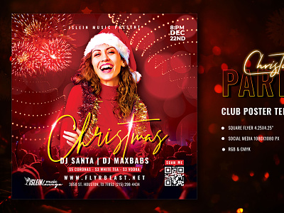 Christmas Party Flyer events