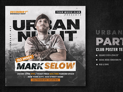 Urban Club Party Flyer