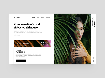 Cosmetic - Landing page