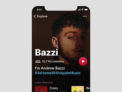 Apple Music Artist Profile Explorations