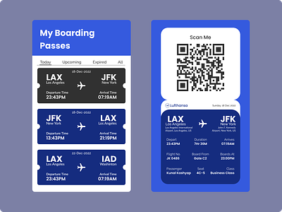 Boarding Pass Day 24 airport application boarding code daily ui daily ui challenge design entry learning design pass qr ui ux ux design web ui