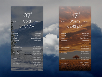 Weather Application UI Day 37
