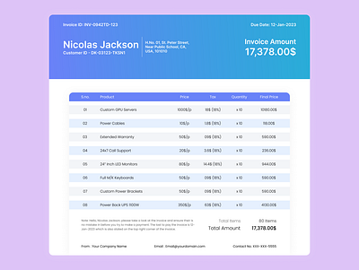 Invoice Day 46 application bill billing branding card daily ui daily ui challenge design feed full stack graphic design invoice latest learning design payment top post trending ui ux design web ui