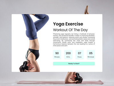 Workout of the Day 62 applicaiton application branding card care daily ui dashboard fitness fitness tacker goal gym health illustration mobile target tracking trending website workout yoga