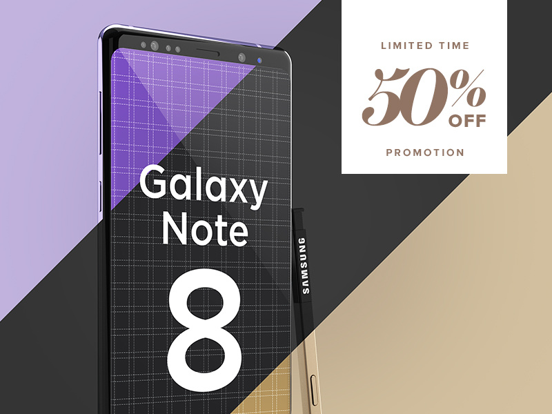 Samsung Galaxy Note 8 Design Mockup by Modisana on Dribbble