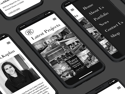 Rkaplan Website Design app design interior design mobile responsive ui ux website design