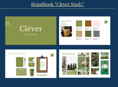 Brandbook “Clever Study” branding design logo motion graphics typography