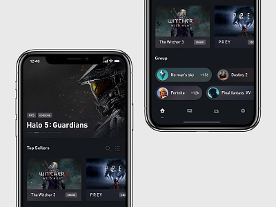 gaming community ui design app daily ui