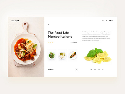 the food life ui app daily ui