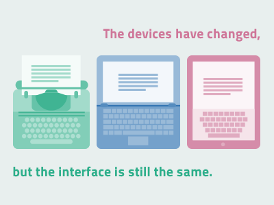 Devices Have Changed devices flat illustration