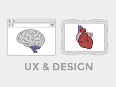 Thought And Heart design illustration ux