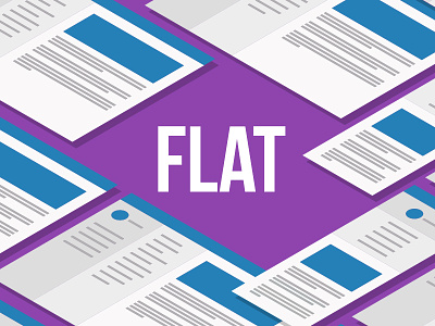 Flat: Trend or Turning Point design editorial flat flat ui