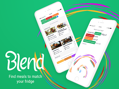 Blend - Voice UI to discover recipes app conversational discovery recipe ui voice