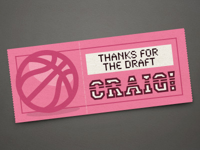 Thanks Craig! dribbble invitation thanks