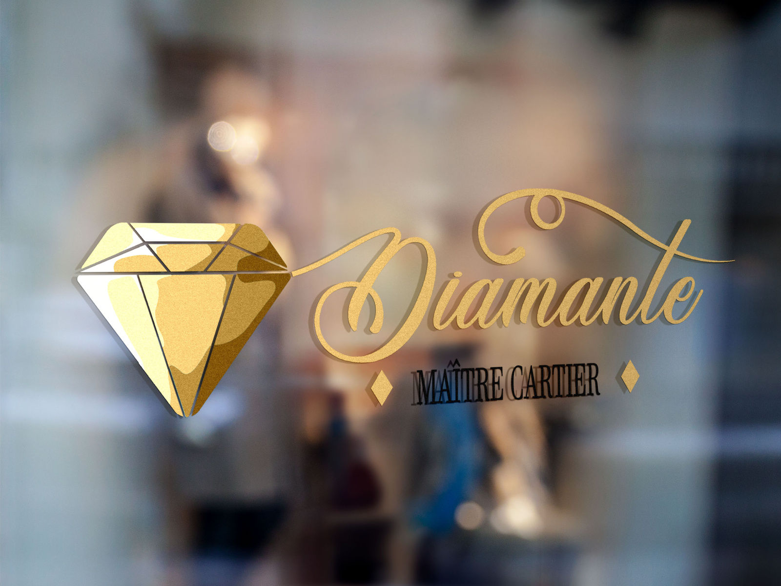 Logo for a fictive brand 'Diamante' by Célia M on Dribbble