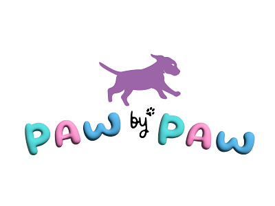 Fictive logo for a pet company branding brief club graphic design illustrator logo logo design paw by paw pet training puppy training vector
