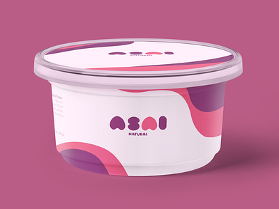 ASAI branding design graphic design illustrator logo logo design packaging vegan yogurt branding