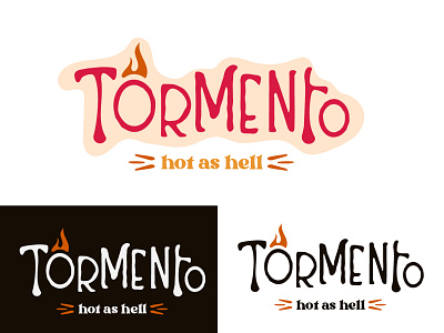 Tormento - Hot Sauce Logo bataille des logos branding design graphic design hot sauce hotsauce logo illustrator logo logo design tormento vector