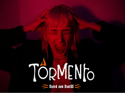Tormento - hot sauce logo bataille des logos branding design graphic design hot sauce hot sauce logo illustrator logo logo design tormento vector